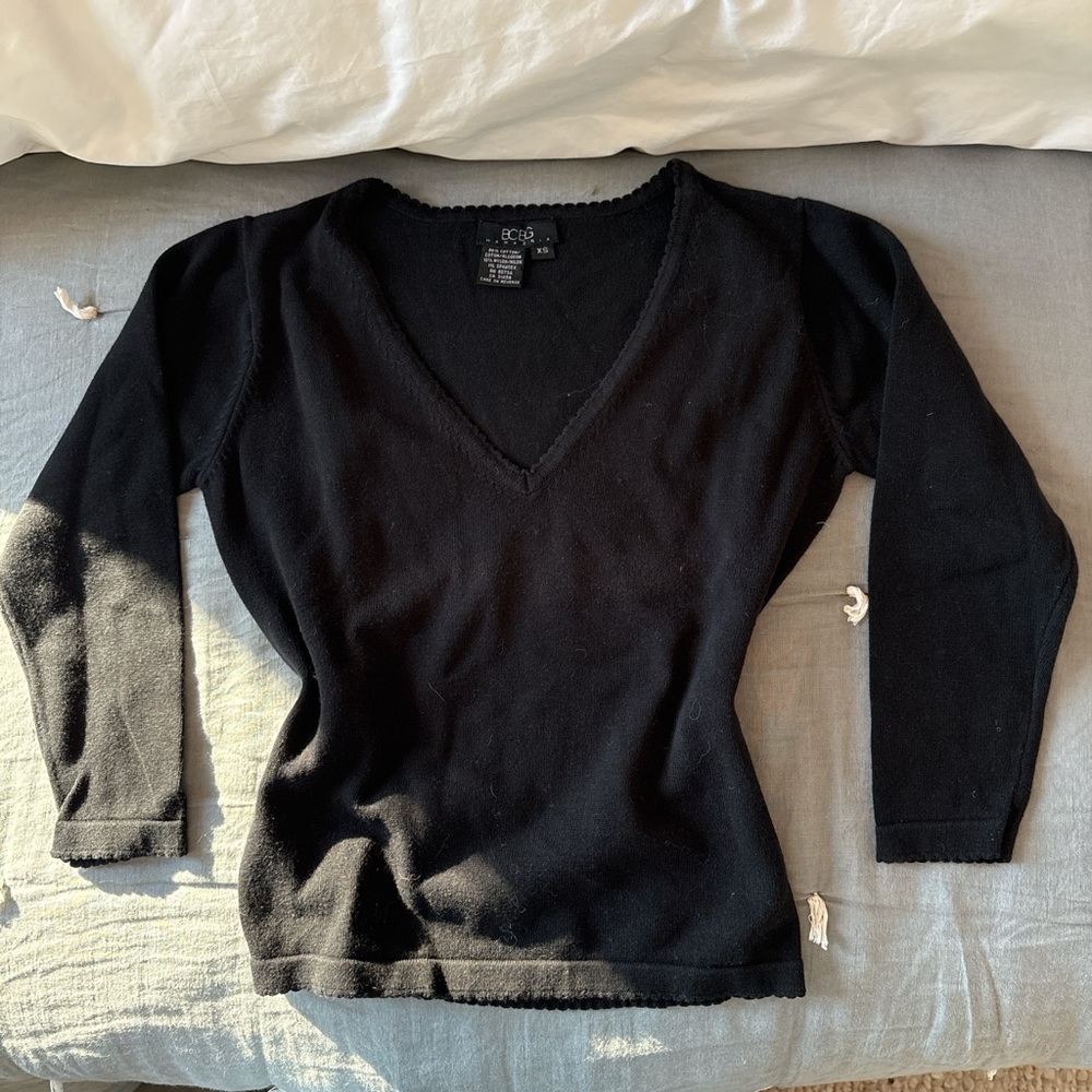 BCBG black sweater